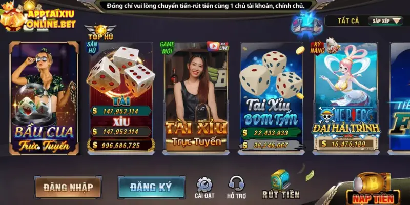 Tài xỉu b52 - giới thiệu sảnh game hot nhất hiện nay