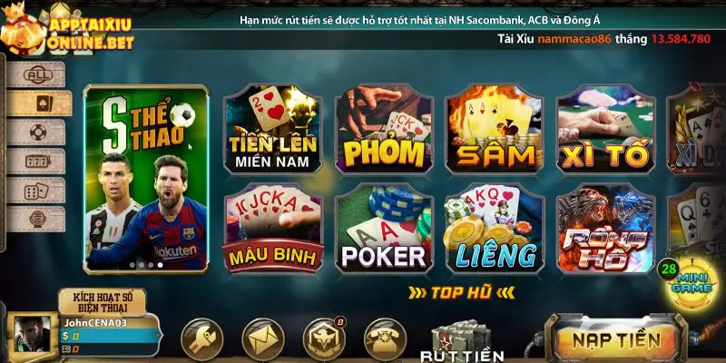 Tổng quan về sảnh game b52 tài xỉu uy tín